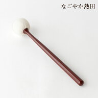 木魚撥 朱塗 皮巻 選べる9サイズ 木製 華やか 本格的 撥 ばち 木撥 もくばい 木魚 鳴らす 棒 スティック …