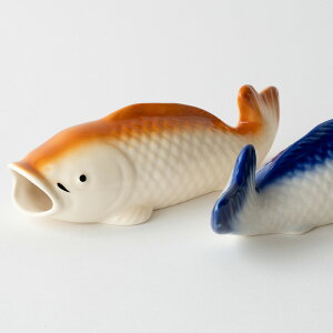 榊立て 鯉の花掛け 選べる2色 陶器 レトロ 24センチ 個性的 花器 お供え 祭壇 国産 神棚 神具