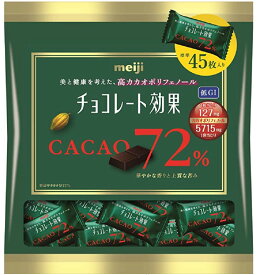 明治 チョコレート効果カカオ72%大袋 225g