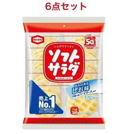 亀田製菓 ソフトサラダ 20枚×6袋
