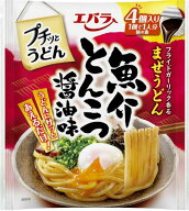 エバラ プチッとうどん 魚介とんこつ醤油味 (22g×4個) ×6袋