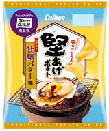 カルビー 堅あげポテト 牡蠣バター味60g×12袋