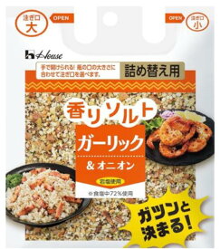 ハウス 香りソルト ガーリック&オニオン袋入り 39g×1袋（岩塩使用）