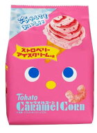 東ハト キャラメルコーンストロベリーアイスクリーム味 62g×12袋