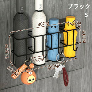 傘立て フック付き おしゃれ ハンギングかさたて 玄関ドア 収納 スリム 傘たて 傘立 玄関 扉 傘 折りたたみ傘 アンブレラホルダー 粘着式 貼り付け 穴あけなしコンパクト シンプル 浮かせる