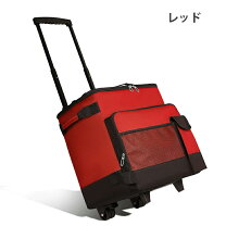 楽天市場】キャリーカート 折りたたみ（カラーレッド）（バッグ 