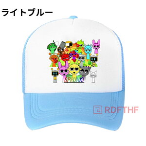 �X�v�����L�[ Sprunki incredibox �L���b�v �L�b�Y ���b�V�� �����j���O�L���b�v �q���p �j�̎q ���̎q ���� �y�� �X�q �X�|�[�c�L���b�v ���悯 UV�J�b�g ���� �ʋC�� 52cm 58cm���� �A�E�g�h�A �O