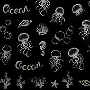 【全品半額coupon事前配布中】【訳あり】 くらげ クラゲ 海 マリン ネイルシール 極薄 透ける カラージェル ネイルアート 垂らしこみ | ネイルシール ネイル シール ネイル用品 デコ ジェル