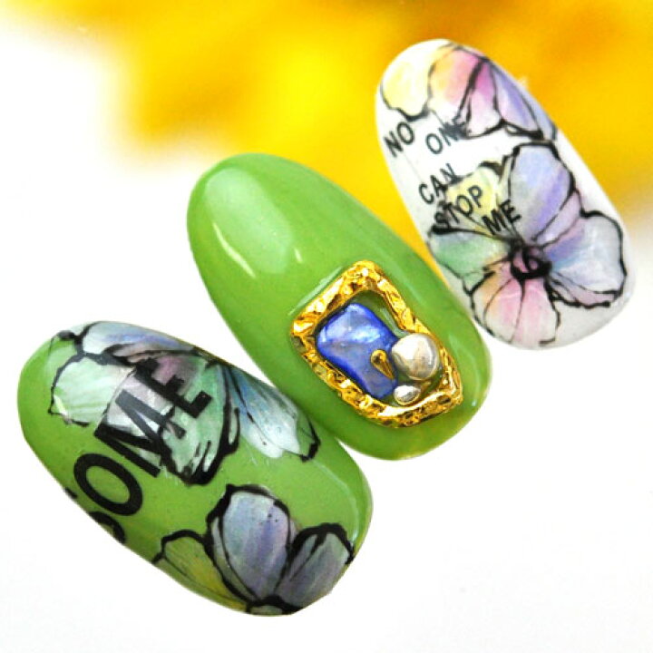 楽天市場 全品半額クーポン配布中 ネイルシール 花弁 花びら 水彩 にじみ グラデーション パステル ジェルネイル ネイル ネイル用品 ジェル シール デコ用品 貼るだけ ジェルネイルシール フラワーネイルシール ネイルアート ジェルネイルアート フラワーネイル