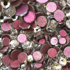 【全品半額coupon事前配布中】裏がピンク 高品質ガラスラインストーン『nAnASTOnE』 ジェルネイル ラインストーン SS3〜SS20 セット | ネイル ジェル パーツ ネイル用品 ネイルパーツ ストーン ネ