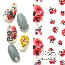 楽天市場 ネイルシール バラの通販