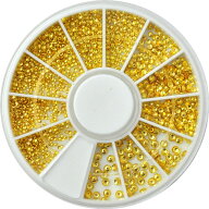 【全品半額coupon事前配布中】スタッズ 大量800粒 メタルスタッズ ラインストーン ゴールド お試しセット…
