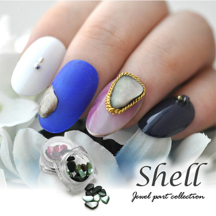 海外 ナチュラルフラワーシェルストーン 6色セット ジェルネイル パーツ ネイル用品 シェル 貝ネイル Rasulbokiev Ru