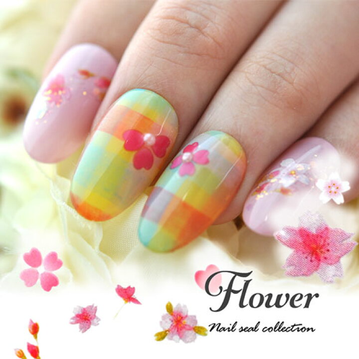 楽天市場 ネイル工房 全品半額sale さくらネイルシール フラワー 春 ネイルシール 極薄 桜 ピンク ネイルアート ネイルシール ネイル シール ネイル用品 デコ 花 フラワー 花柄 ネイルグッズ ジェルネイル ジェルネイル用品 ネイルパーツ デコシール ネイル工房