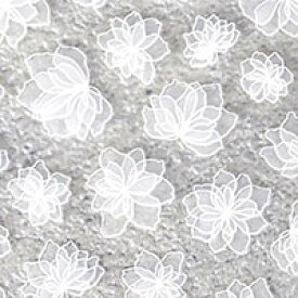 フラワーネイルシール 極薄 透ける 花 ホワイト タリア グラデーション カラージェル の カラーを生かした ネイルアート 垂らしこみ グラデーション ネイルシール | ネイル シール ネイル用品 フラワー 花柄 ジェルネイル ネイルパーツ ジェル ネイルシール