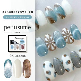 【全品半額coupon事前配布中】【petittsume×ネイル工房】 アンバサダーコラボ企画 5本セット ジェルネイル カラージェル | カラー ポリッシュ ネイルジェル アートジェル ジェルネイル用品 爪 カラージェルネイル ジェルネイルアート にわちゃん コラボジェル