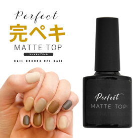 【黄ばまない＆ミラーパウダーが付着しにくい】Perfect Mat Top パーフェクトマットトップ マットトップジェル ノーワイプマットトップ ネイル ジェル おうち時間 リングネイル ジェルネイル カラージェル | カラー ネイルジェル アートジェル ジェルネイル用品 ネイル工房