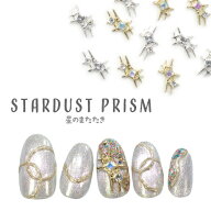 メタルパーツ ネイルジュエリー ネイルパーツ ゴールド フラッシュスター 2粒入り | ネイル パール ジェ…
