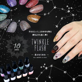 【全品半額coupon事前配布中】TwinkleFlash フラッシュ フラッシュジェル カラージェル ジェルネイル ラメ ハイグレード カラージェル ジェルネイル クリアカラー ネイルジェル アートジェル ジェルネイル用品 爪 カラージェルネイル ネイル工房 にわちゃん