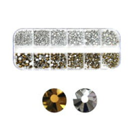 ジェルネイル・レジンに♪高品質クリスタルストーンのnanastoneに色々サイズ・カラー♪ケースに入ってるお買い得セット | ネイル用品 ストーン ラインストーン セット ストーンセット ジェルネイル用品 レジン用品 ネイルパーツ ネイルアート メタルVer. ネイル工房