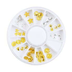 【全品半額coupon事前配布中】メタルパーツ ネイルパーツ(ゴールド/シルバー)夏 セット シェル ヒトデ (お試し少量パック) | ジェルネイル ネイル パーツ ジェル ネイル用品 メタル スタッズ マリン サマー シェルパーツ メタルスタッズ スターフィッシュ ネイル工房