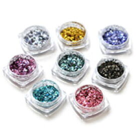 【全品半額coupon事前配布中】ラメ8色セット 細かな乱切りセット ストーンのように使える パウダー ラメ ホログラム セット | 乱切り ネイル ジェルネイル ラメグリッター グリッター パーツ ネイルパーツ ネイル用品 ジェル ネイルアート ネイルジュエリー ネイル工房