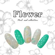【全品半額coupon事前配布中】フラワーネイルシール 極薄 透ける 花 カラージェル の カラーを生かした …