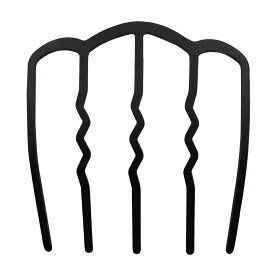 日本製 一生ものコーム eleZipangu[ ジパングコーム ：フルコーム単品]【メール便送料無料】 夜会巻きコーム ステンレス 着物 和装 髪飾り ヘアアクセサリー お団子 かんざし ヘアアレンジ 簡単 袋帯 茶道 茶会 華道 結婚式 パーティー ドレスに しっかり 崩れにくい 黒