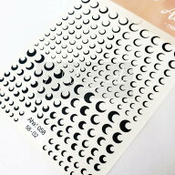 【三日月 ムーン シール】ネイルパーツ ネイルグッズ ネイル用品 ネイル ネイルアート ジェル ハンドメイ…