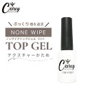ジェルネイル トップコート ノンワイプ 拭き取り不要 トップジェル セルフネイル ソークオフ Carey キャリー 艶 つや ぷっくり