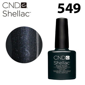 CND シェラック UVカラーコート Overtly Onyx オバトリーオニキス 549 カラージェル Shellac【メール便可】【DM】【海外×】