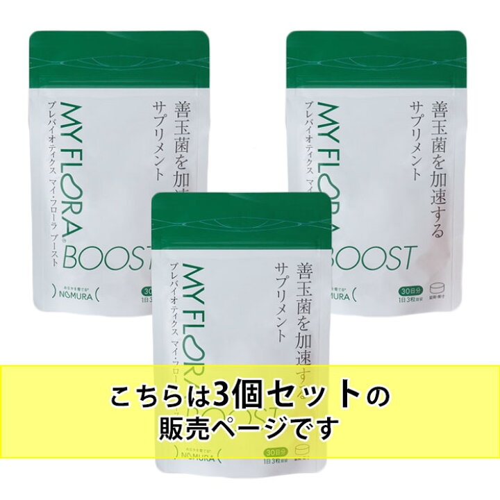 楽天市場】3個セット 野村乳業 プレバイオティクス マイ・フローラ 