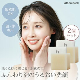 【50円OFFクーポン】正規店 2個セット ＆themecell プライムハイドロゲンソープ 70g 洗顔石けん 顔・体用 敏感肌 ふんわり泡 無添加 日本製 保湿ケア E.MIRAI 濃密泡 固形石鹸 石鹸 石けん 全身 ボディソープ 水素 水素石鹸 毛穴 ニキビ【送料無料】【DM】【海外×】
