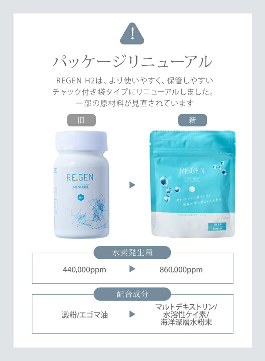 楽天市場】【5000円OFFクーポン】3個セット リジェンエイチツー 水素 