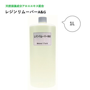 【3,980円以上送料無料】【公式】レジンリムーバーA&G 1L 大容量 詰め替え アクリル グルー ジェル オフ ソークオフジェル セルフネイル ネイル ネイルデポ ナチュラルフィールドサプライ