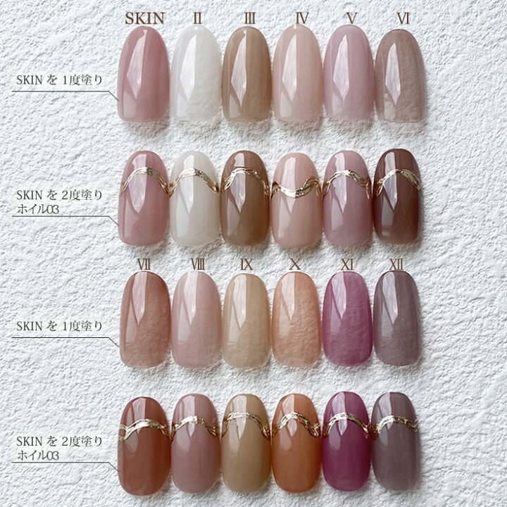 楽天市場】□カラージェル SKIN-XII MOMO by nail for all 10g 