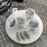 ミックス グリッター NX ツイード 1g入り (メール便でも可)
