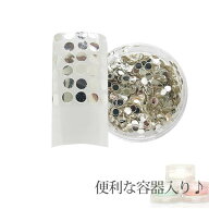 容器入り 丸ホログラムムーンシルバー 2ミリ 0.5g (メール便でも可)