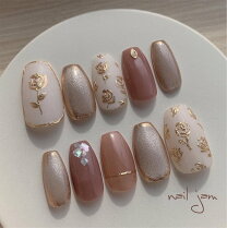 楽天市場】ネイルチップ 薔薇の通販