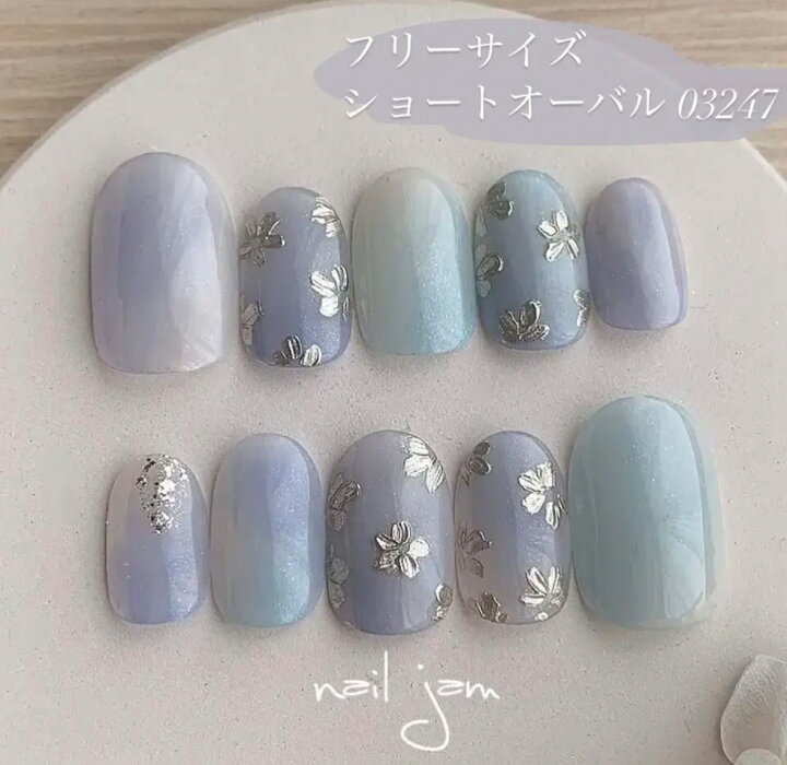 楽天市場】＼ 即日発送 ／【No.030】ソーダブルーのミラーフラワー  