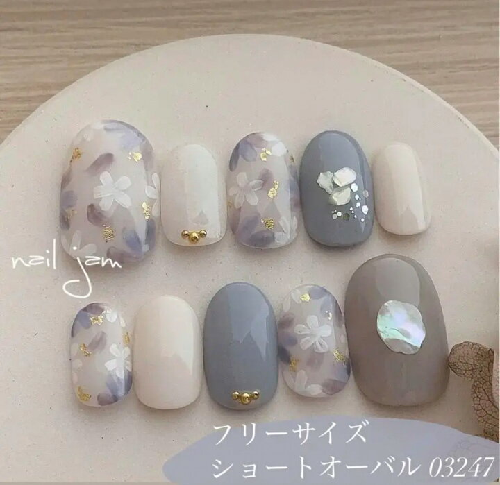 楽天市場】＼ 即日発送 ／【No.029】ぶるーぐれーニュアンスフラワー  