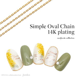 �l�C���p�[�c Junko�R���{���i �V���v���I�[�o���`�F�[�� 14K ��30cm���� �W�F���l�C��