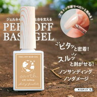 月曜限定★10%OFFクーポン出現★最高品質！ ピールオフ ベースジェル クリア【 earthピールオフベースジ…