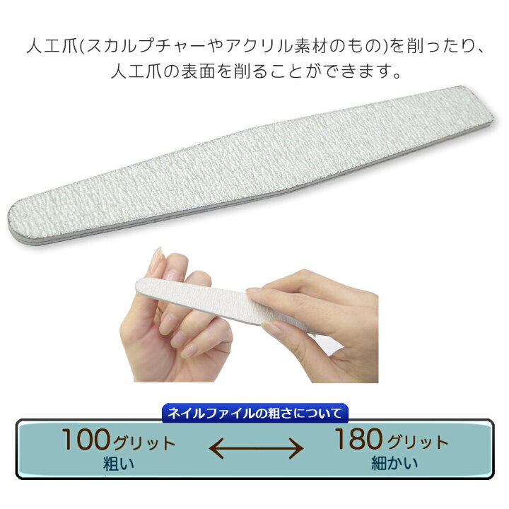 エントリーでポイント10倍 ジェルネイル ネイル セルフネイル ネイルファイル バッファーエメリーボード ドロップ 最大92 オフ