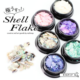 マラソン★最大20%OFFクーポン★シェル クラッシュシェル ネイルパーツ【 極薄シェルフレーク 6色 】 シェルパーツ 貝 天然 薄 ネイルアート ジェルネイル ジェル 埋め込み セルフネイル ネイル ネイル用品 ネイルチップ ネイルチップ製作 ハンドメイド アクセサリー レ