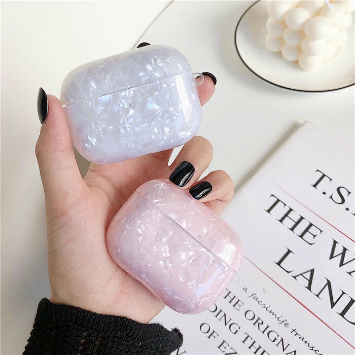 楽天市場】AirPods ケース 1 2 3 Pro【シェルケース×イニシャルデコ 