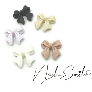 【6個入 樹脂リボンパーツ 長 12色】ネイルパーツ ネイルグッズ ネイル用品 ネイル ネイルアート ネイルデコパーツ ジェルネイル 用 ネイルアクセサリー ハンドメイド レジン 樹脂 3D 立体 パ