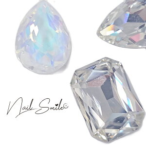 【LL Vカットストーン 長方形 ドロップ】ネイルパーツ ネイルグッズ ネイル用品 ネイル ネイルアート パーツ ストーン クリスタル 透明 オーロラ ハンドメイド アクセサリー 人気 おすすめ