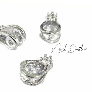 ネイルパーツ ネイルグッズ ネイル用品 ネイル ネイルアート【ジルコニアスピンドロップフレーム】ネイルアート ジルコニア ネイルアイテム ハンドメイド アクセサリーパーツ アクセサリ