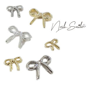 ネイルパーツ ネイルグッズ ネイル用品 ネイル ネイルアート ネイルデコパーツ【MR10 メタルワイヤーリボン】ジェルネイル 用 パーツ ネイルアクセサリー メりぼん メタルパーツ 韓国 小さ